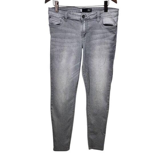 Kut From The Kloth Womens 12 Gray‎ Skinny Jeans Stretch KFTK - Picture 1 of 9